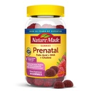 Nature Made Prenatal Gummies med DHA och Folic Acid, Prenatal Vitamin och Mineral Supplement för dagligt näringsstöd, 60 Gummies, 30 Day Supply
