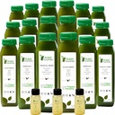 5 Day Green Juice Cleanse av Raw Fountain, All Natural Raw, Vegan Detox, Cold Pressed Juice, 30 flaskor 12oz, 3 Ginger Shots