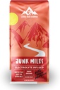 Junk Miles - Medium Roast - Infused med Electrolytes Powder - Athlete Hydration - Kaffe för löpare - Keto Electrolytes: Sodium, Calcium, Magnesium och kalium (Ground, 16 Oz)