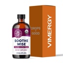 Vimergy Soothe Wise * - Fast-Absorbing Immune Support med Elderberry Syrup och Raw, Organic Honey - Coats och lugnar andningsvävnader - USDA Certified Organic, Vegan, Paleo-Friendly, Gluten-Free.