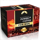 Power Coffee för menafrikanska kaffepulver för människan, hemligheten till starka män (1-box)