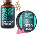 WILD FUEL Keto Candy och Saffron Extract Supplement Energy och Weightloss Bundle