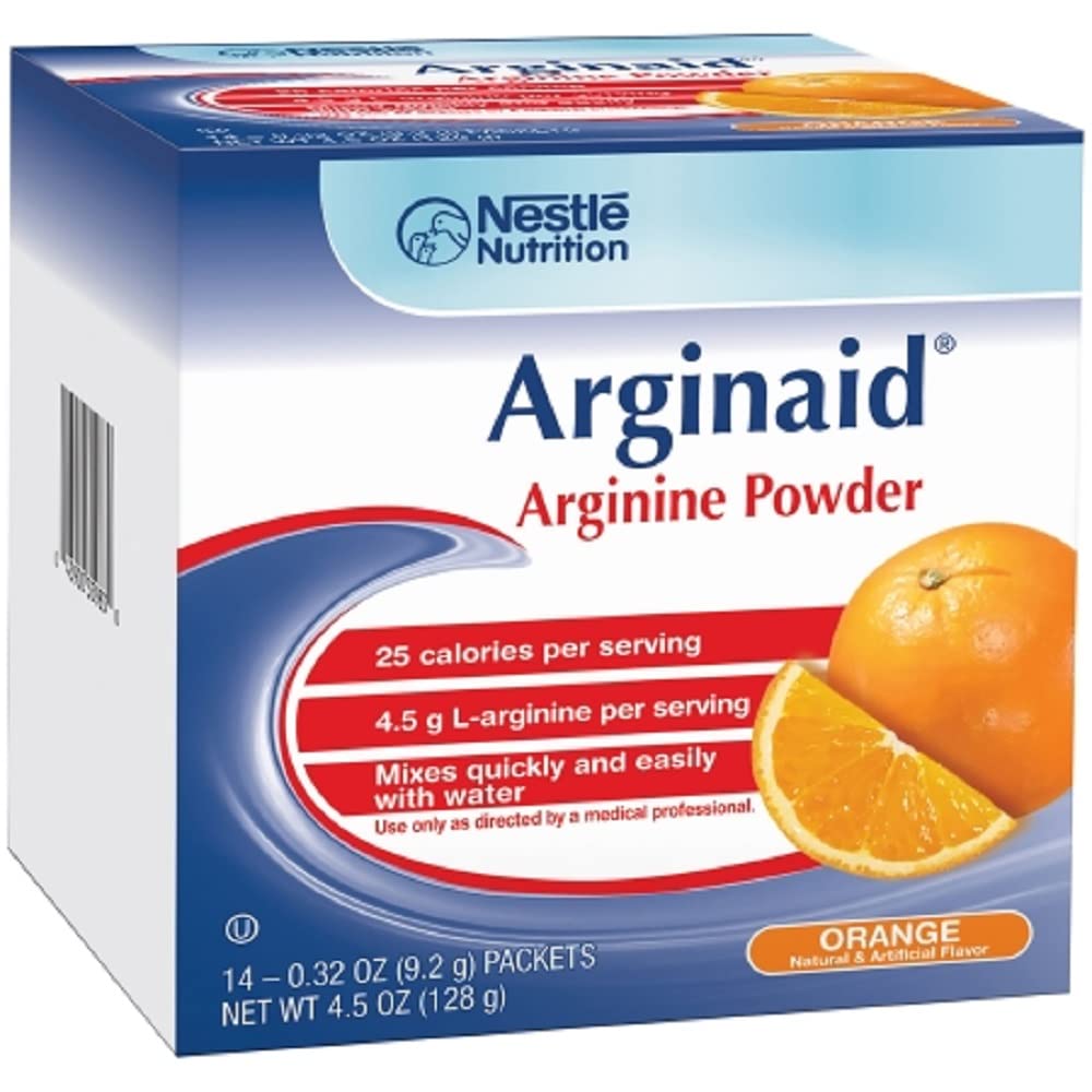 Arginin Supplement Arginaid? Orange .32 oz Individuell Paketpulver (BX av 14)