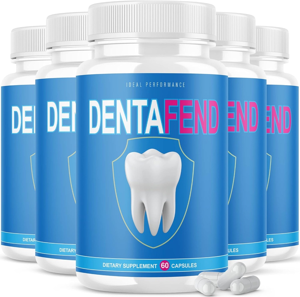 IDEAL PERFORMANCE (5 Pack) Dentafend for Teeth Supplement Dentafend Pill för tänder (300 kapslar)