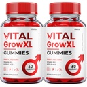 (2 Pack) Vital Grow XL Gummies - Officiell Formel - Vial Grow XL Advanced Strength Formel, Vital Grow XL Reviews, Total Health Support 1000mg Maximal Strength Wellness Supplement (120 Gummies)