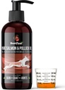 Pure Wild Alaskan Salmon & Pollock Oil for Dogs & Cats Skin and Coat - Fish Oil Liquid with Pump - Supports Joint Function & Heart Health - Omega 3 Liquid Food Supplement - All Natural EPA + DHA - 8oz
