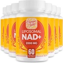 2000 MG NAD Supplement, Liposomal NAD + med hög absorption, mer effektiv än Nikotinamid Riboside, Pure & Plus Boosting Supplement, Aging Defense, Metabolism & Cellular, 480 softgels