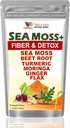 Mjölksten med Sea Moss och Turmiric Supplement Powder för immunstöd, Body Cleanse och detox Inkludera BeetRoot, Moringa, Dandelion, Burdock och Flax frön | 16 ounce (28 portioner)