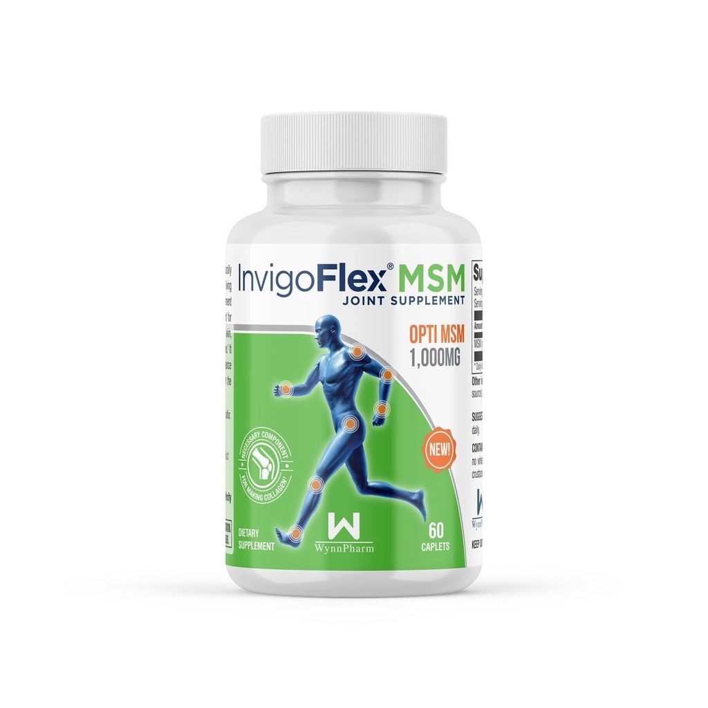 INVIGOFLEX MSM - Methylsulfonylmetan (MSM) (60 kapell)