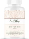 Earthley Wellness, Oyster-Min Capsules, Natural Zinc & Mineral Supplement, främjar energi och humör, rik på antioxidanter och aminosyror, 100% ren och biotillgänglig (60 kapslar)