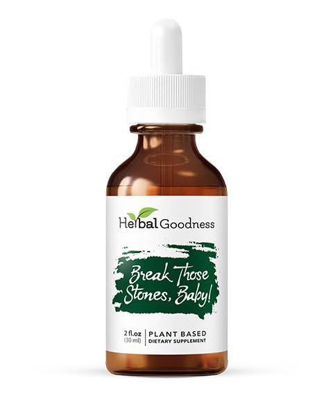 Herbal Goodness Bryt dessa stenar Baby - Njure rensa Detox och lever Detox Health Herbal Supplement, Chanca Piedra (Kidney Stone Breaker), Dandelion Root Supplement, Milk Thistle - 2 Fl. Oz