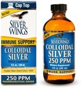Natural Path Silver Wings Colloidal Silver Liquid - Förbättrad Immun Support Supplement - 250ppm (1250mcg) - 8oz