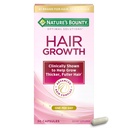 Naturens Bounty Optimal Solutions Hair Growth Supplement med Biotin, Hair Growth Vitamins med Biotin Silicon & Arginine, 1 Per Day, 30 kapslar, en månads leverans
