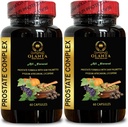 Generisk naturlig prostata komplex - Pygeum och Saw Palmetto för män prostata stöd och frekvent urinering, prostata kosttillskott, näringsstöd för prostata - 2 flaskor