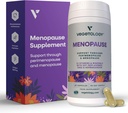 Vegan Menopause Supplements (60 kapslar) - Perimenopause och klimakteriet Vitaminer - Kvinnors kosttillskott - Perimenopause Supplements for Women - Food Supplement - Menopause Support