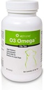 VetOne: O3 OmegaTM Clip Tips Nutritional Supplement med Omega 3 fettsyror - Medium och stora hundar (60 greve flaska)