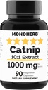 MONOHERB Catnip Extract 1000 mg - 90 vegetariska kapslar