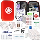 Första hjälpen Kit för Home Hiking Camping Outdoor Sport, 275 Pieces Survival Supplies Emergency Kit, Mini Gear Bag med grundläggande första hjälpen Essentials för nödfall ängel önskan