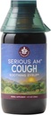 WishGarden Herbs Serious Cough AM Soothing Syrup - Natural Herbal Daytime Non-Drowsy Cough Suppressant för vuxna med Elderberry Calms Cough Reflex, Normalizes Mucus Production, öppnar bröst, 4oz
