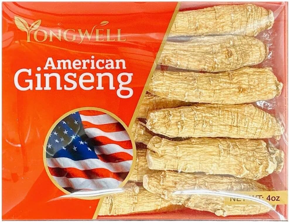 Hand valde en amerikansk ginseng rot stor kort (4 oz. låda)
