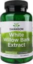 Swanson White Willow Bark Extract - Främjar Joint Support och Muscle Relief - Standardiserad till 15% Salicin - Naturligt tillskott med ingen magirritation - (120 kapslar, 500 mg vardera)