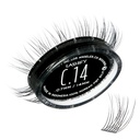 Lashify Curl 14mm Gossamer DIY Eyelash Extensions Refill, Black, Easy False Eyelashes för en naturlig look