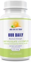 Våra dagliga Vites L-Methylfolate B Complex Cofactors & Essential Amino-syror (2.5mg) - Aktiv folat, Methylated B12 Methylcobalamin, B6 och Glycine - 60 Count