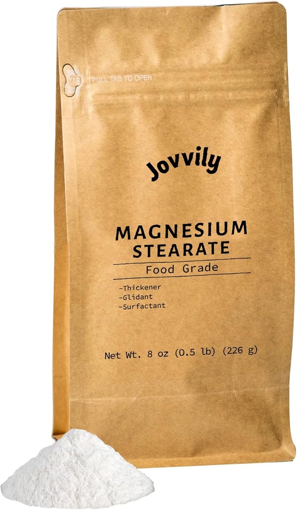 Magnesium Stearate - 8 oz - Låg toxicitet - Glidant - Surfactant