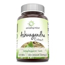 Fantastisk Indien Ashwagandha 500 mg Veggie Capsules Supplement | Tillverkad med Natural Ashwagandha | Non-GMO | Gluten Free (120 greve)