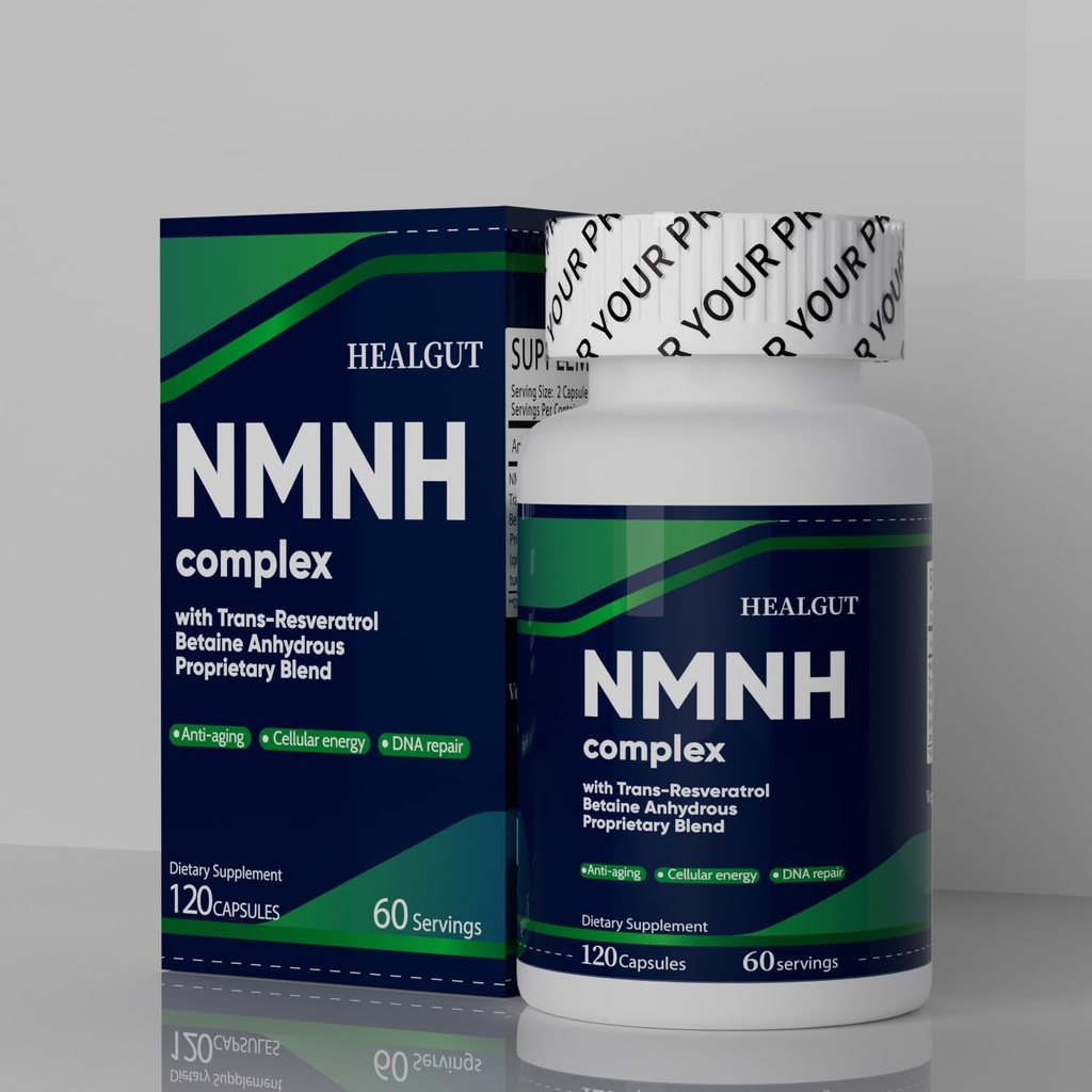 Premium NMNH tillskott för anti-aging genombrott - öka NAD + Levels Liposome Capsules 120 portioner