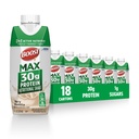BOOST MAX Protein Shakes Redo att dricka - 30g High Protein Shake - Vanilla | Näringsdrycker för att stödja muskelåterhämtning efter träning, 26 Vitaminer och mineraler, 1g Sugar, 11 fl oz (Pack av 18)