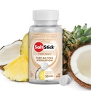 SaltStick Electrolyte FastChews - 60 Coconut Pineapple Chewable Electrolytes - Salt tabletter för körning och hydrering, Electrolyte Chews - 60 Count