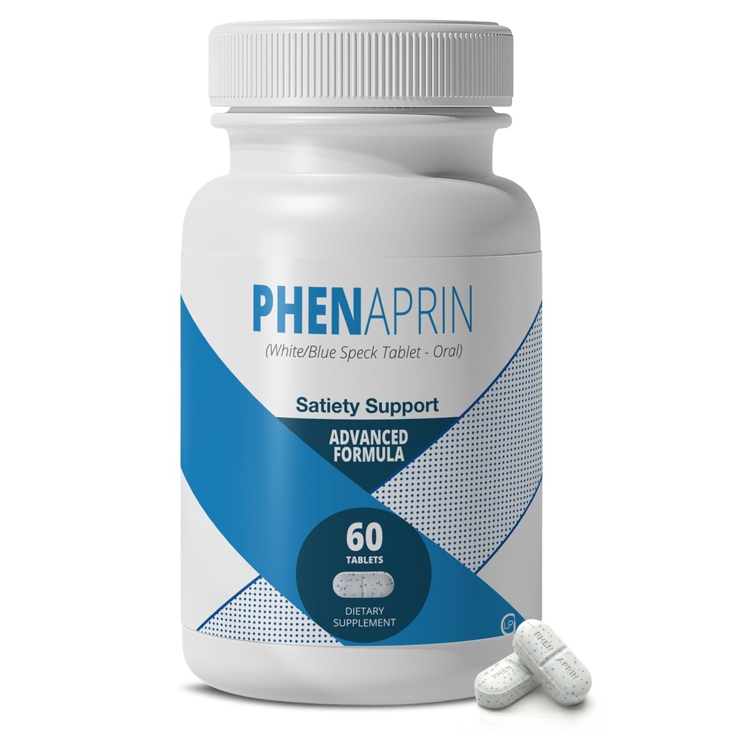 PhenAprin Advanced Diet Pills for Weight Loss & Energy - Multi-Pathway Appetite Suppressant & Thermogenic Fat Burner for Men & Women - Metabolism Booster, Food Noise & Cravings Support - 60 Tablets