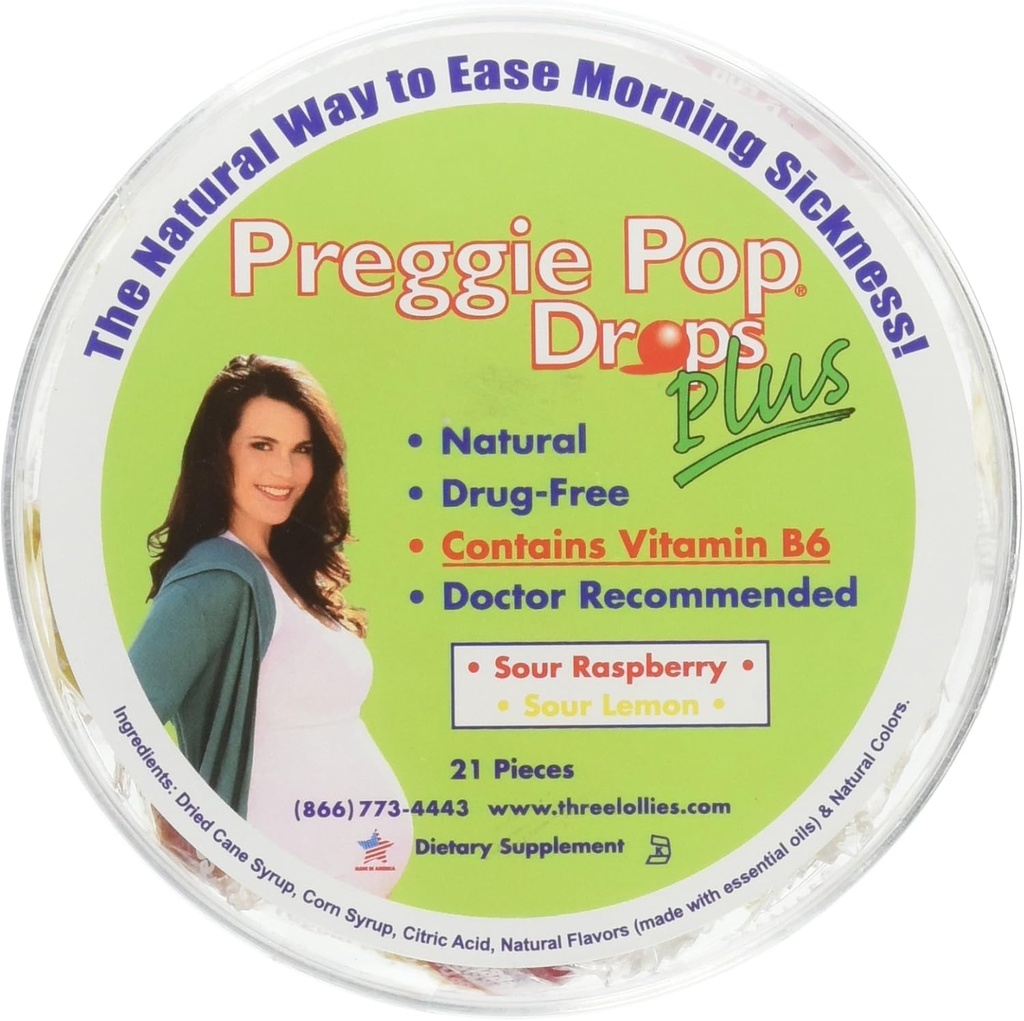 Tre Lollies Preggie Drops + W/B 6 21 Ct
