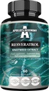APOLLO: s HEGEMONY Resveratrol High Dose 400 mg - 60 Vegan kapslar - 2 månaders leverans - 98% Trans-Resveratrol från japanska Knotweed Extract - Naturlig antioxidant