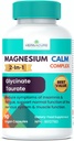 Magnesium CALM Complex 2 i 1 Glycinate och Taurate 90-enheter USA-ingredienser Endast New 2024