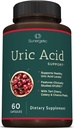 Sunergetic Premium Uric Acid Support Supplement - Uric Acid Cleanse & Kidney Support - Inkluderar Tart Cherry, Chanca Piedra, Celery Extract & Turmeric - 60 kapslar