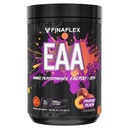 FINAFLEX EAA, Psycho Peach - 14.2 oz - Främjar prestanda, energi och skärmar - med BCAA, L-Glutamin, L-arginin, Acetyl-L-karnitin och koffein - 30 portioner