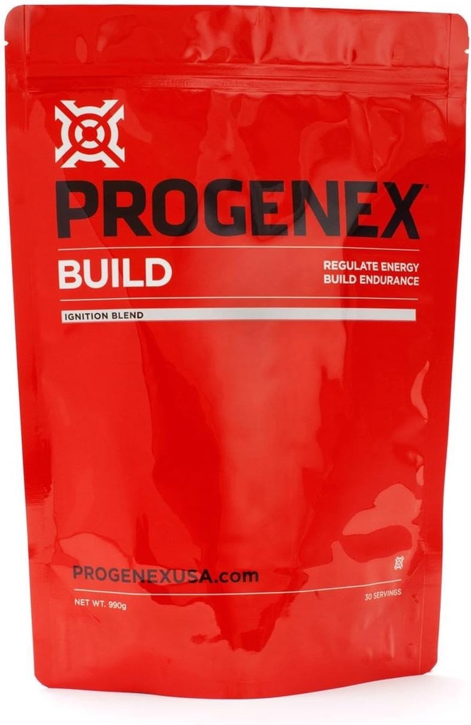 Progenex® Build | Kolhydrat energi, uthållighet och återhämtningstillägg | All-Natural Glycogen och Maltodextrin Powder Drink Mix för män och kvinnor | 30 portioner