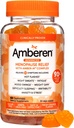 Amberen Menopause Supplements for Women, Multi-Symptom Relief, Vitamin E & Unique Amberen Compound, hjälper till att stödja hormonbalans, Hot Flashes & Night Sweats, Sugar Free, Orange Flavor, 60 Gummies