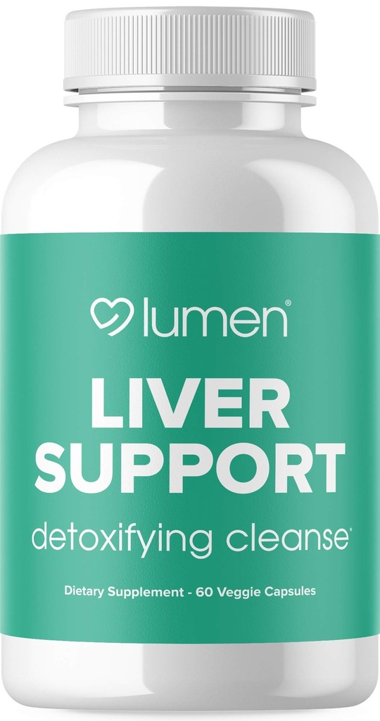 Liver Support - Kraftfull Detoxifying Cleanse Supplement - Innehåller mjölk Thistle, Dandelion, Turmeric, Ginger, Beet Root, Berberine och Artichoke Extract - 60 Vegetable Capsules (60 greve av 1)