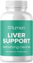 Liver Support - Kraftfull Detoxifying Cleanse Supplement - Innehåller mjölk Thistle, Dandelion, Turmeric, Ginger, Beet Root, Berberine och Artichoke Extract - 60 Vegetable Capsules (60 greve av 1)