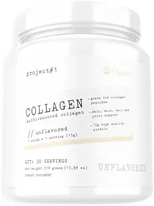Projekt # 1 Nutrition Multi-Sourced Collagen Powder | Grass-Fed Collagen Peptides for Skin, Hair, Nails & Joints | Hydrolyzed Collagen & 15g Protein Per Serving -Irish Cream - Collagen for Women & Men