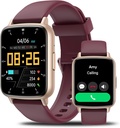 Smart Watch for Men Women-46mm HD AI Voice Assistant Smar twatch (Answer/Make Calls), Heart Rate Tracking, Sleep Monitor, Fitness Tracker, för Android iPhone Samsung Compatible IP68 Smartwatch