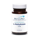 MethylPro L-Methylfolate 5 mg - Stöder en hälsosam Mindset - Aktiv folat för metyleringsstöd och biokemiska reaktioner - Mycket biotillgänglig - Flexibel dosering - 30 portioner - 30 kapslar