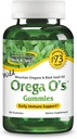 NORTH AMERICAN HERB & SPICE Orega O's - 60 Gummies med Wild Mountain Oregano & Black Seed Oil - Icke-GMO - 30 portioner