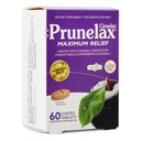 Prunelax Ciruelax Maximal Relief Laxative tabletter med naturlig Senna för yrkesmässig förstoppning, Senna Extract, Vegan & Gluten-Free, Gentle Overnight Relief - 60ct