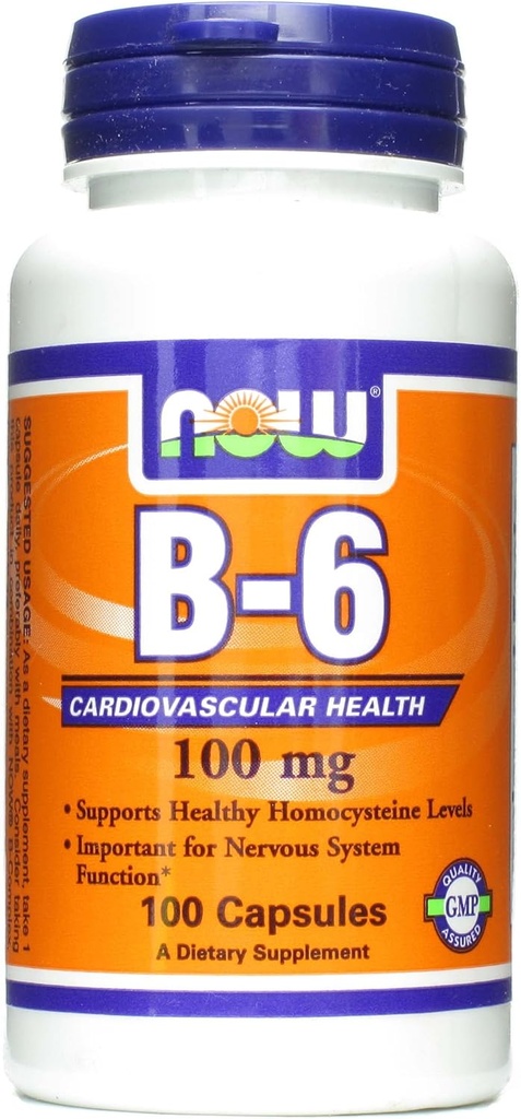 Nu livsmedel B6 100mg kapslar, 100 CT
