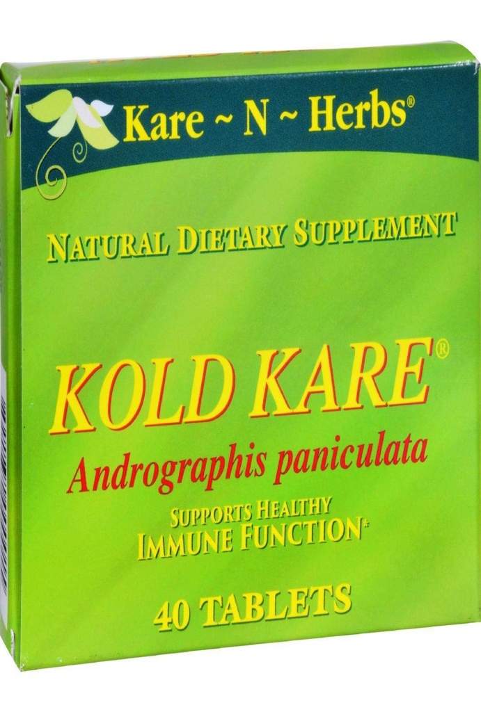 Kold Kare Daily Immune Health Function, 40 greve | Effektiv mot Cold, Sinus, Allergy Symptom | Non-Habit Forming | Inga biverkningar