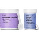 Rael Supplement för kvinnor Bundle - Hormonbalans, fertilitet och äggstocksstöd (30 dagars leverans) & Probiotika, Digestive Enzymes, urinvägs hälsa (30 dagars leverans)